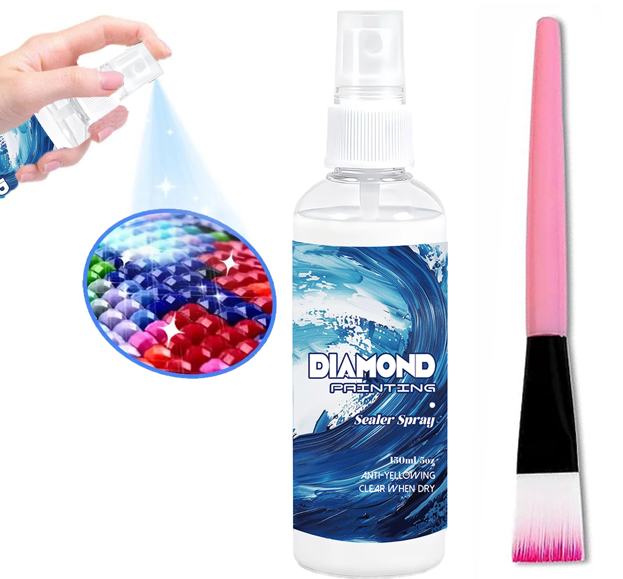 Resin Art Craft - Spray sigillante per pittura diamantata da