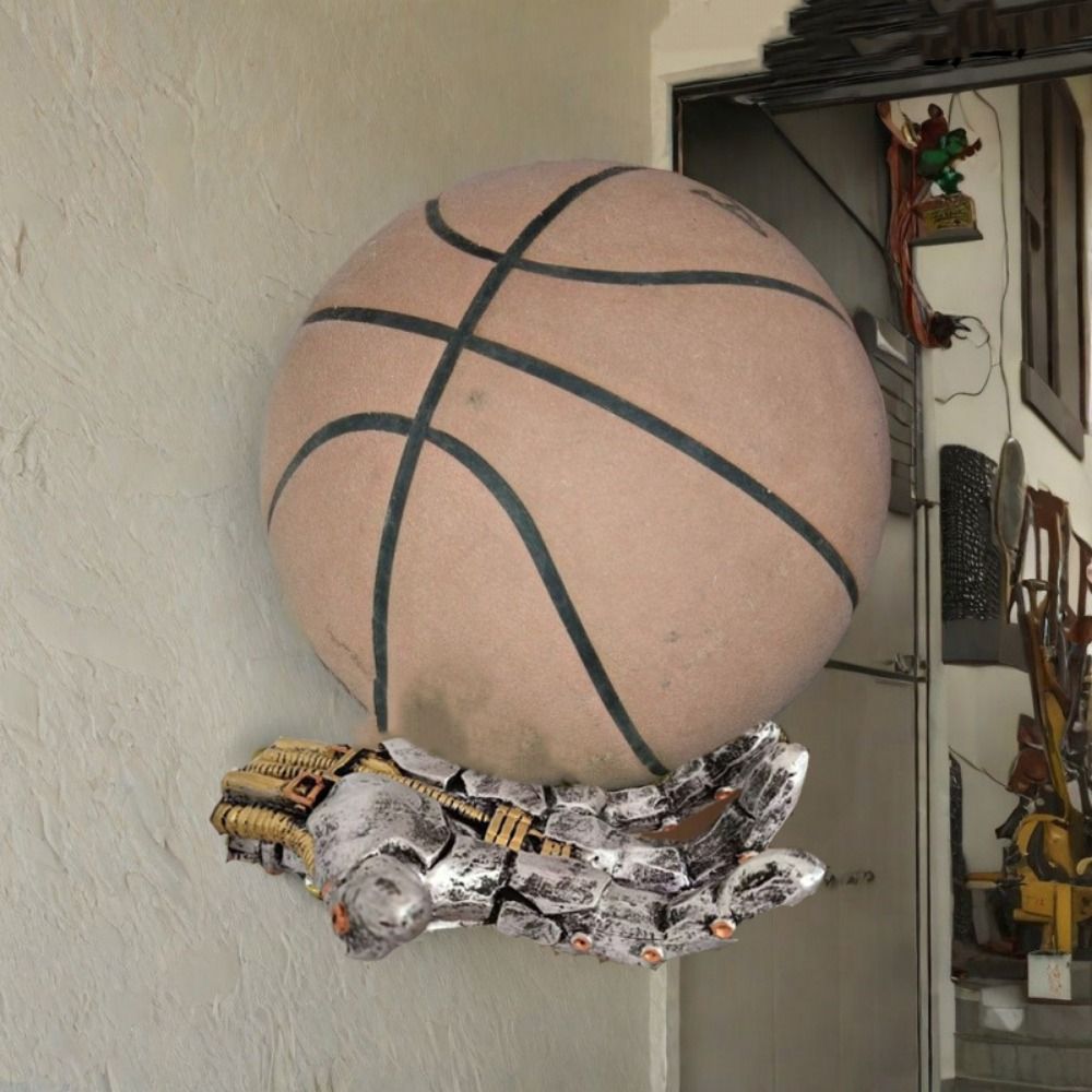 Background Resin Art - Porta Palloni da Basket in Resina