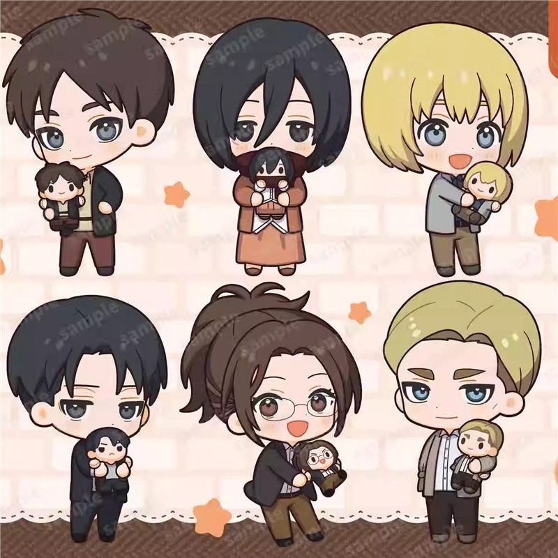 Resin Art Hanging - Attack on Titan - Portachiavi in