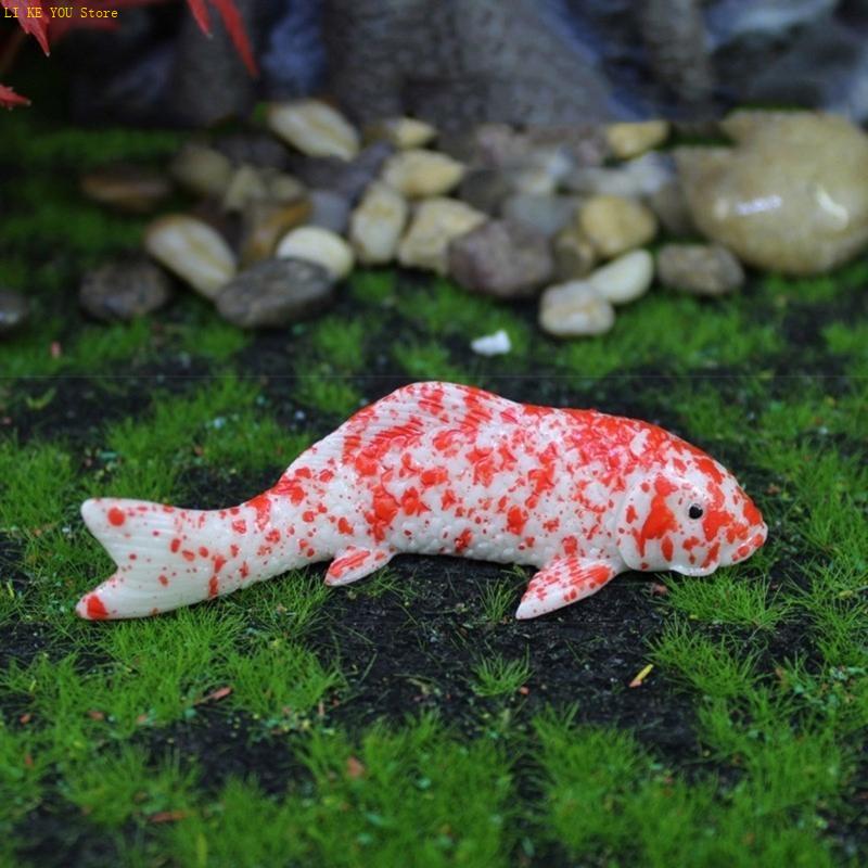 Background Resin Art - W3JE Pesci Gamberetti Ornamenti pesci Acquari