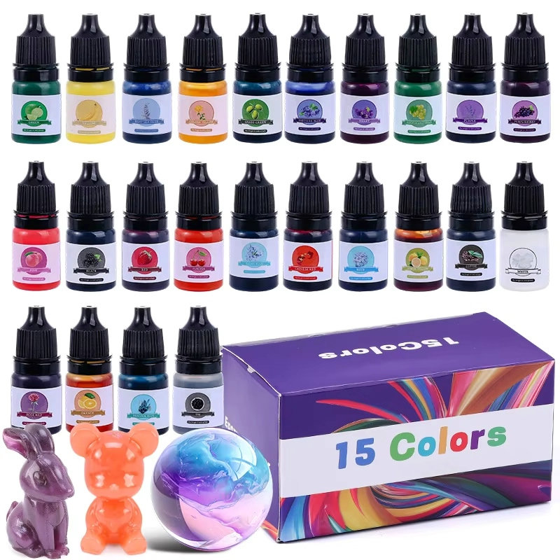 Resin Art Kit For Beginners - Pigmento colorato in resina epossidica 24