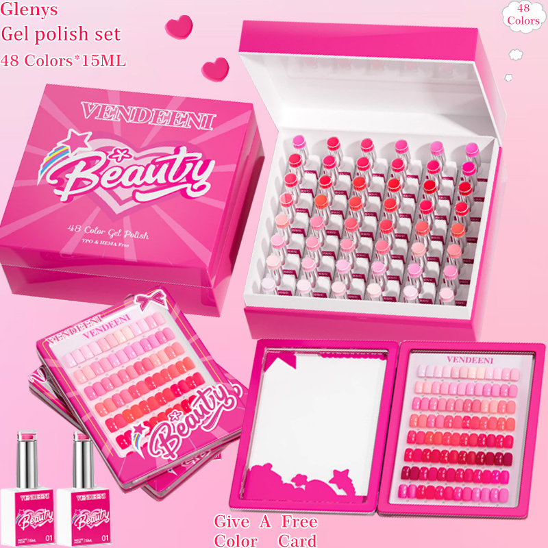 Resin Art Learning - Kit di smalti gel Glenys 48