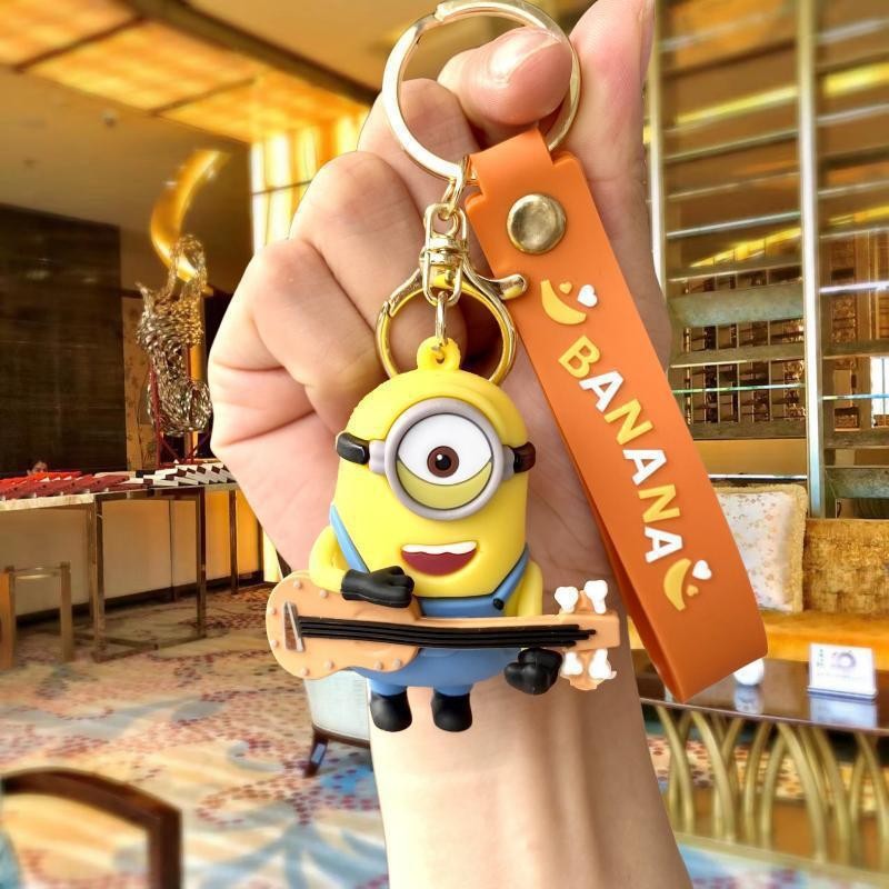 Resin Art Hanging - Portachiavi con Personaggi dei Minions di