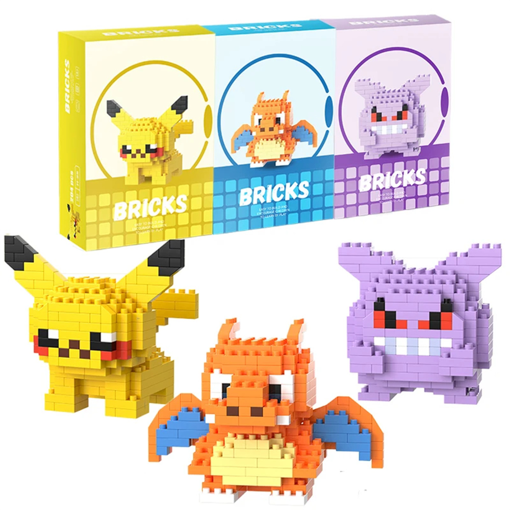 Resin Art Set - Blocchi da Costruzione Micro Pokemon Pikachu