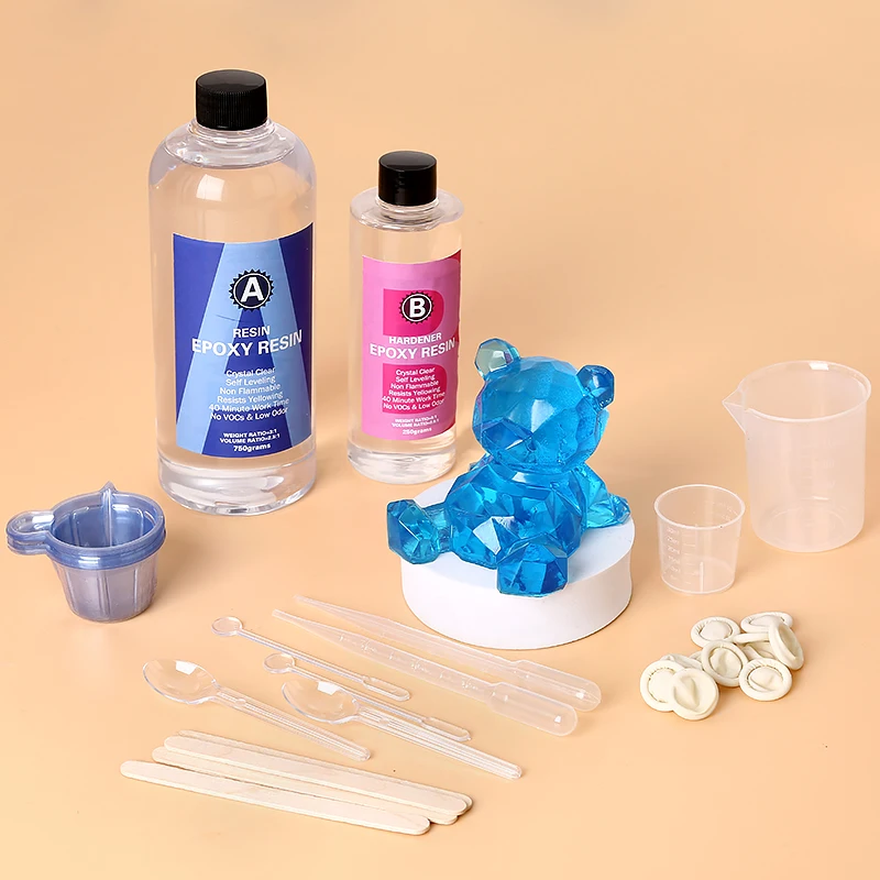 Resin Art Stone - Kit in resina epossidica cristallina, facile