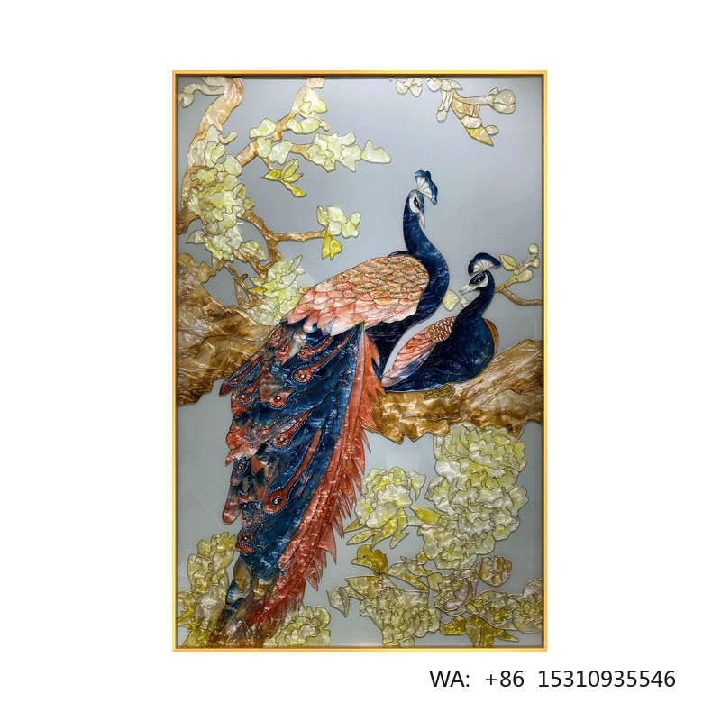 Background Resin Art - Dipinto Murale Artistico Moderno in Metallo