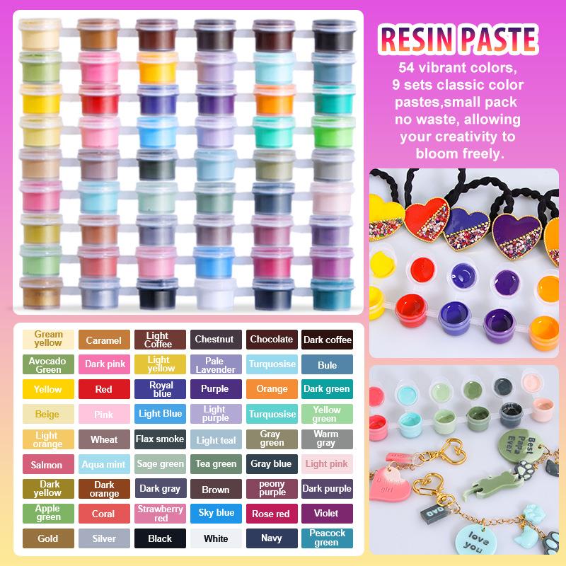 Resin Color Paste - Set di 6 Colori Pigmento in