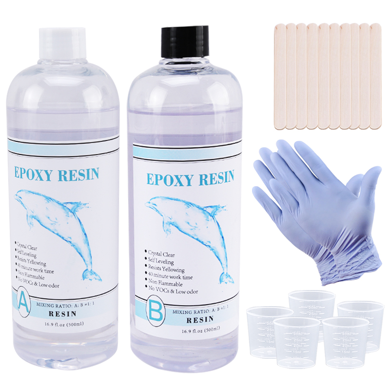 Resin Art Kit For Beginners - Resina epossidica trasparente 1:1 Resina artistica