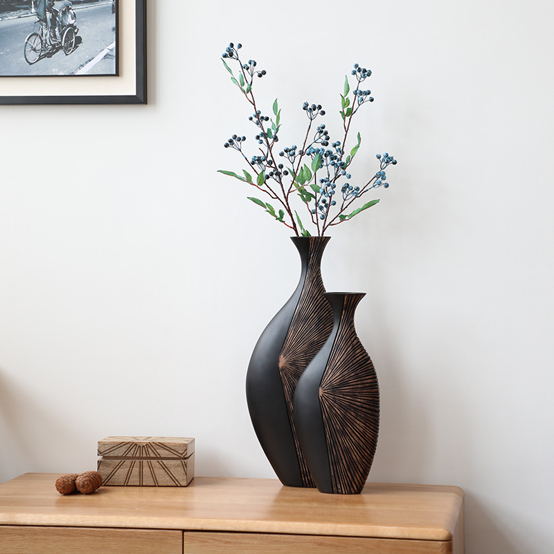 Background Resin Art - Decorazione per vaso da pavimento alto