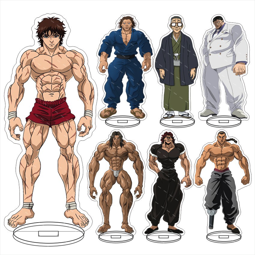 Resin Art Hanging - Grappler Baki Baki Hanma - Ciondolo