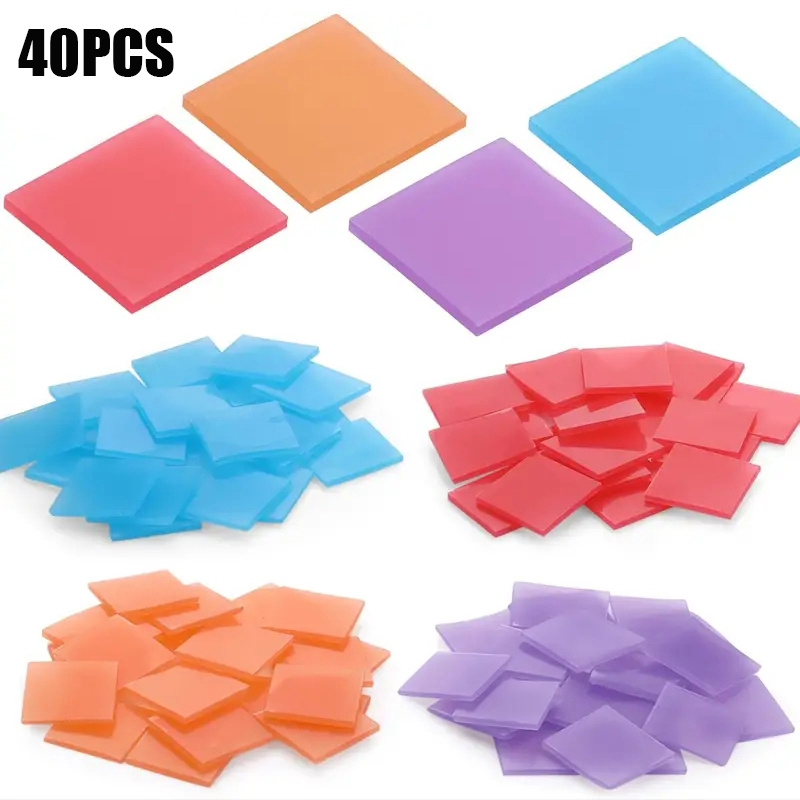 Resin Art Craft - 40 Pezzi di Cera per Pittura