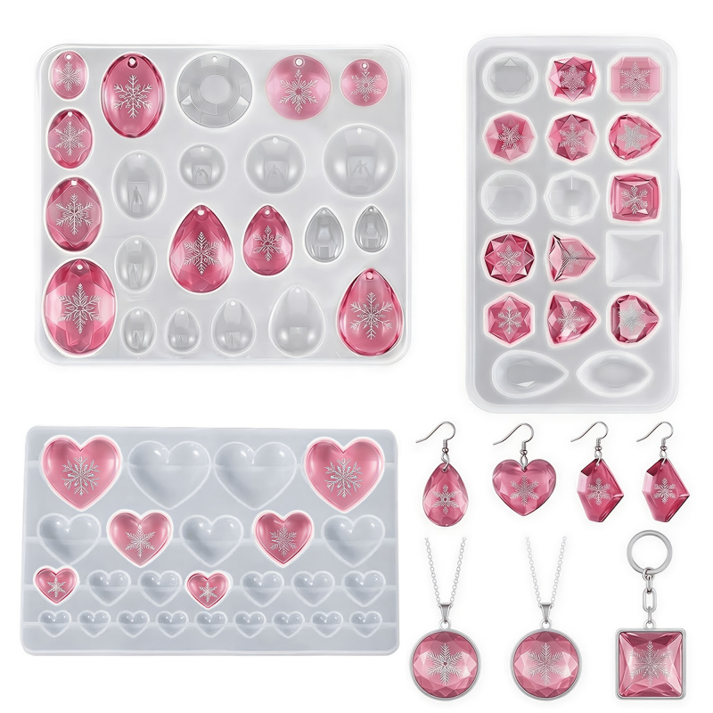 Resin Art Stone - Stampo in silicone per gemme (confezione