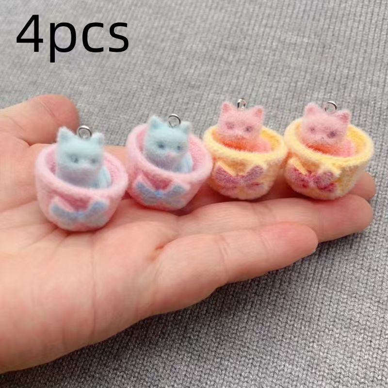 4 pendenti a forma di gatto in - Resin Art Hanging recensione e prezzo