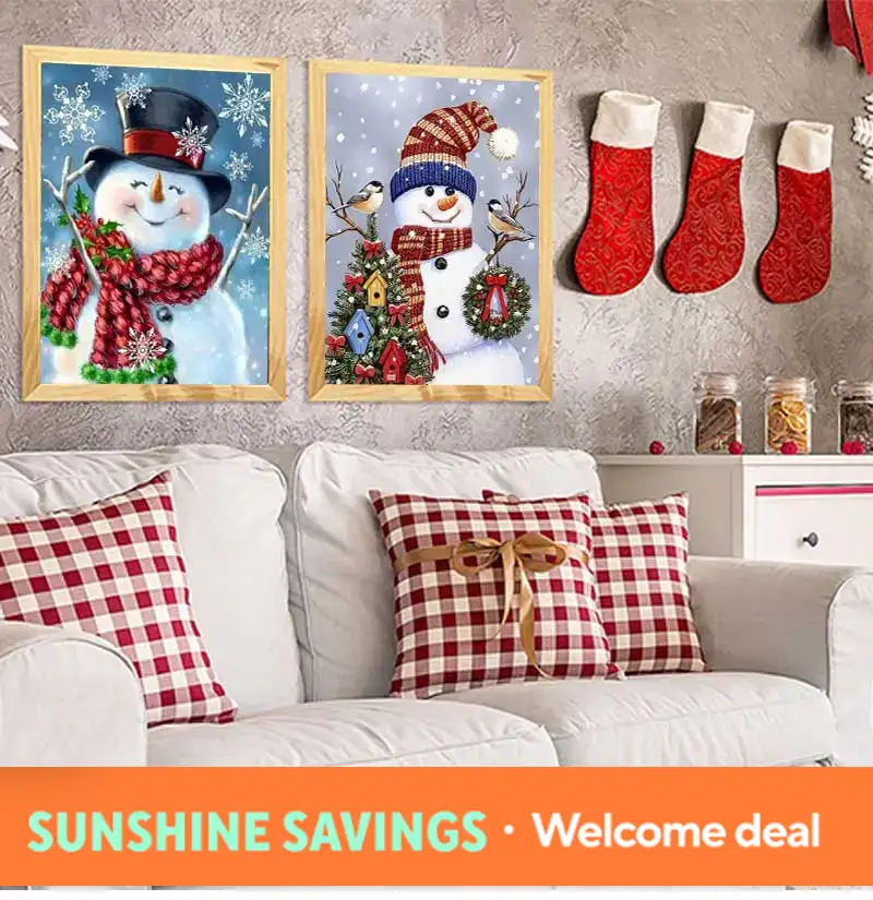 Dipinti con diamanti natalizi, - Background Resin Art recensione e prezzo
