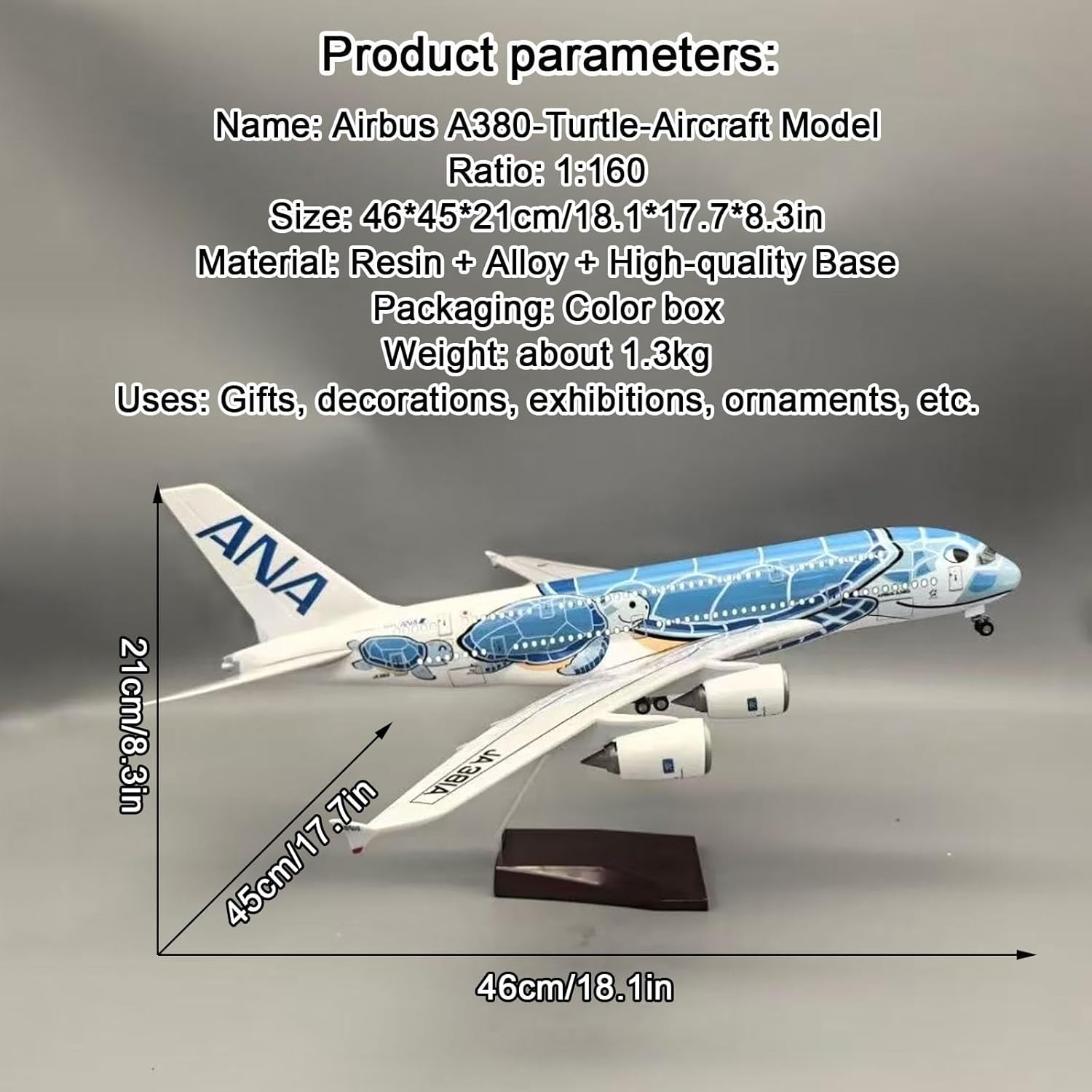 1/160 Bilancia Aereo A380 Aria - Resin Art Beach recensione e prezzo