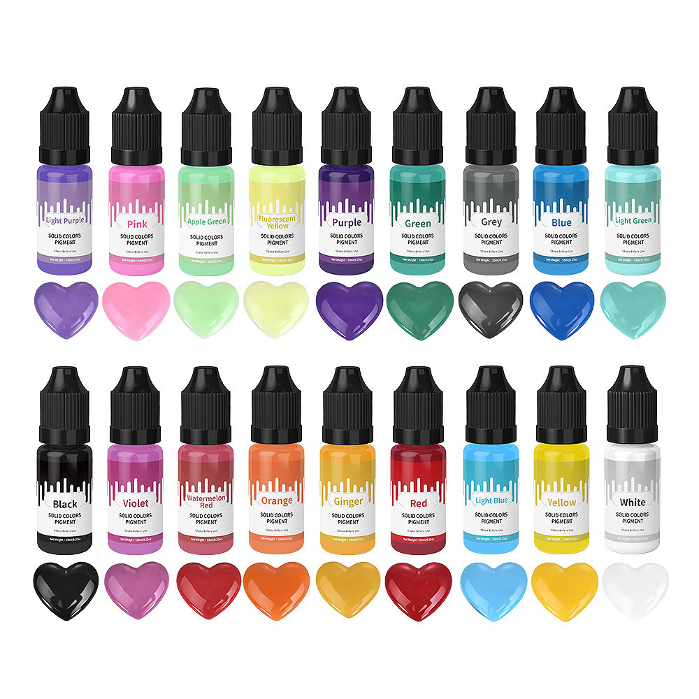 18 colori 10ml Macaron Solido  - Resin Color Paste recensione e prezzo