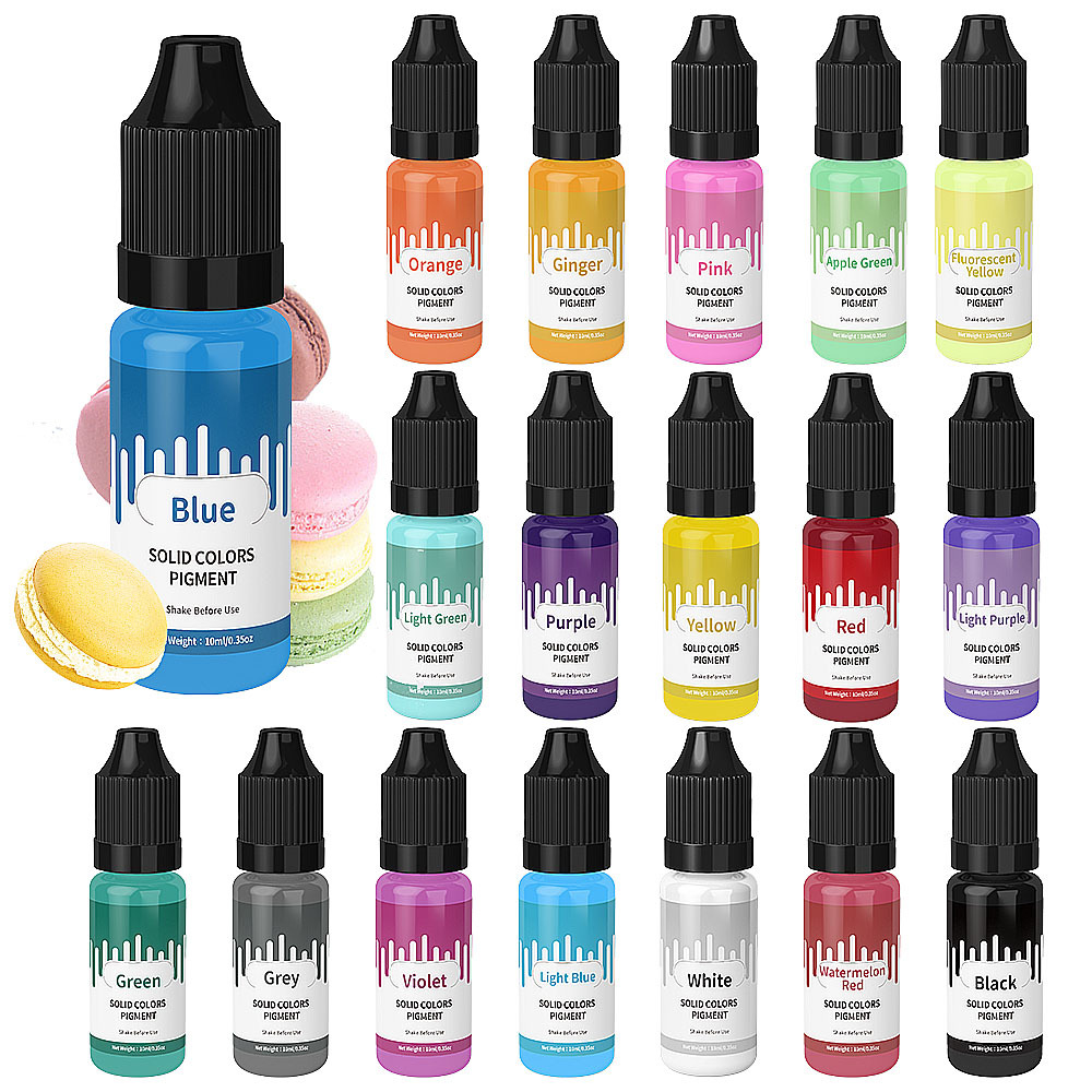 18 colori 10ml Macaron Solido  - Resin Color Paste recensione e prezzo
