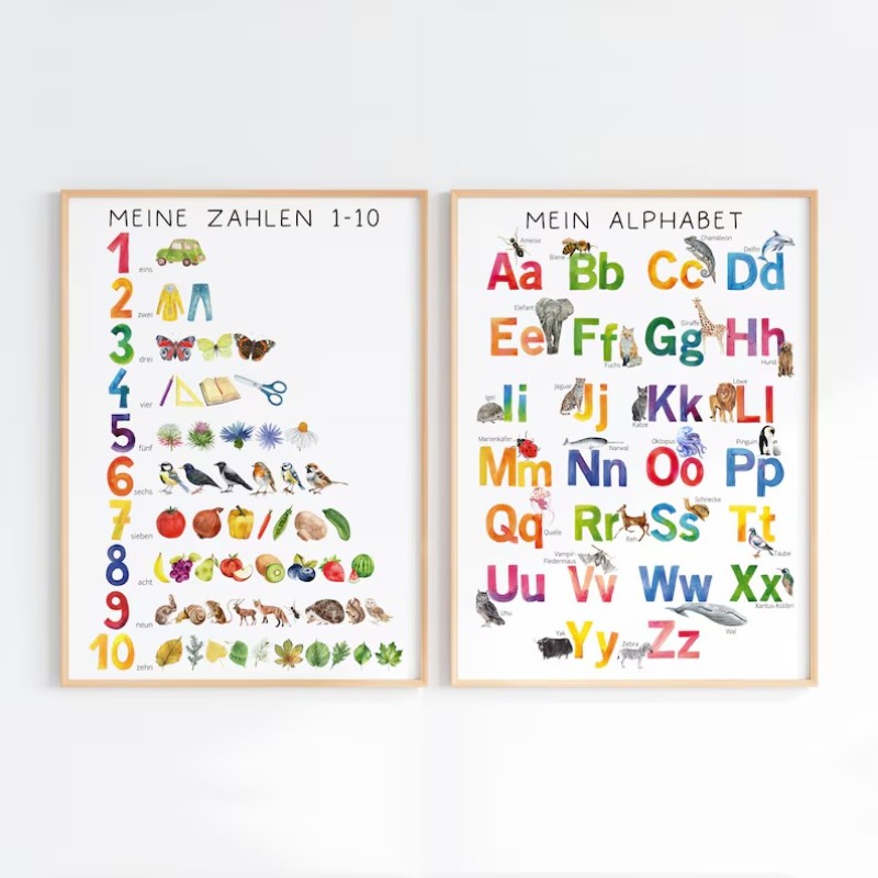 Poster Educativo ABC per Bambi - Resin Art Learning recensione e prezzo