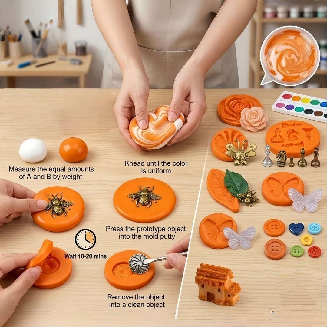 Set di stucco siliconico per a - Resin Art Craft recensione e prezzo