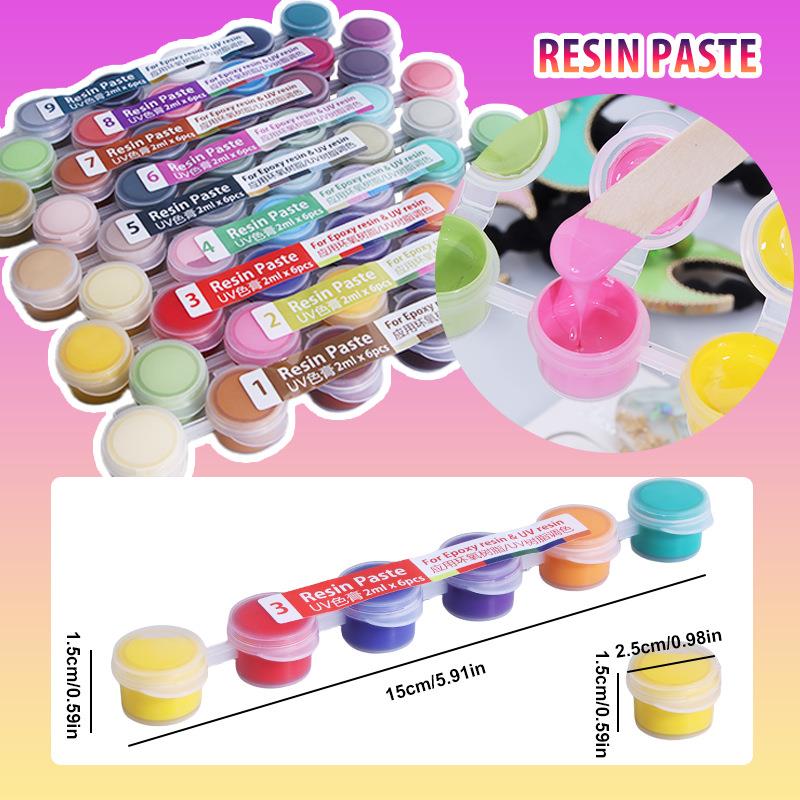 Set di 6 Colori Pigmento in Pa - Resin Color Paste recensione e prezzo